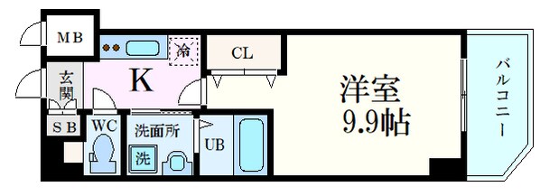 Ｂｏｎｈｅｕｒ平和大通りの物件間取画像